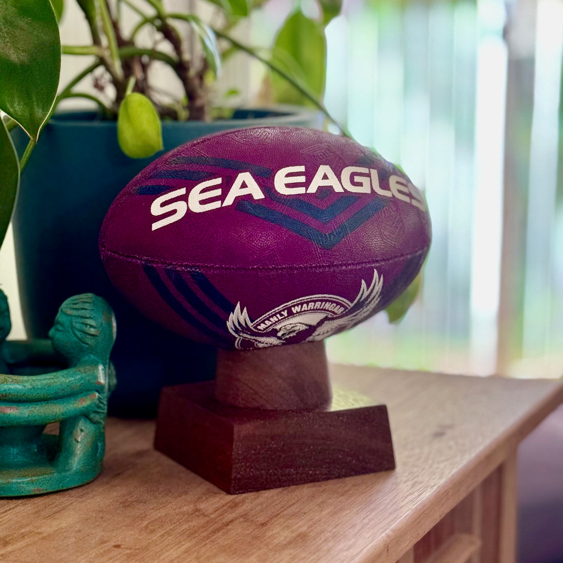 Manly-Warringah Sea Eagles Rugby League Cremation Urn