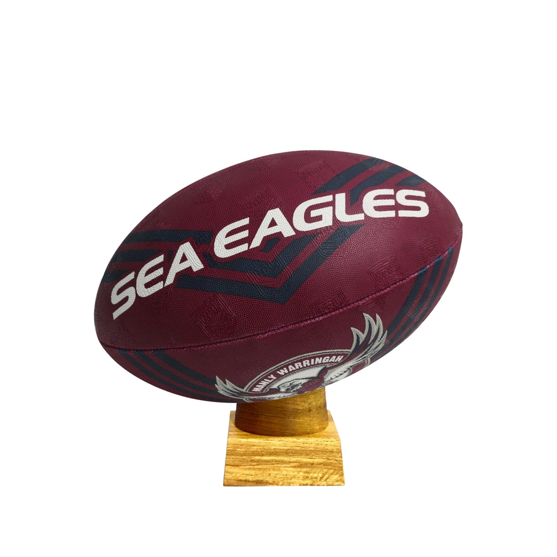 Football Cremation Urn with Optional Seattle Seahawks Ball Decor